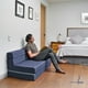 thumbnail image 3 of Sofá Cama Plegable - Matrimonial - Azul Marino MEMORY FOAM HOME SOFA CAMA COZY, 3 of 9