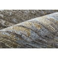 thumbnail image 3 of 2' X 3' Brown And Gray Wool Abstract Hand Knotted Area Rug, 3 of 10