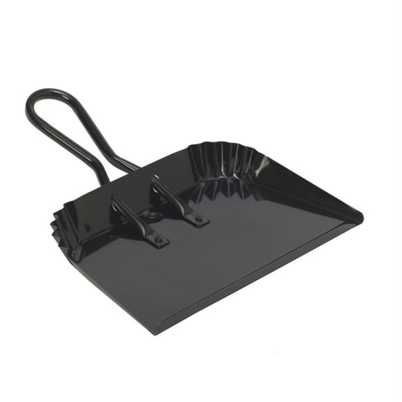 DUST PAN METAL BLK 17""W (Pack of 1)