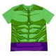thumbnail image 1 of Camiseta Marvel Avengers The Hulk Cosplay verde para hombre, 1 of 4