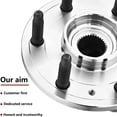 thumbnail image 3 of Front Wheel Hub Bearing Assembly 4WD 6-Lugs 515096 Compatible with Chevy Tahoe Silverado 1500 Avalanche Suburban, Cadillac Escalade, GMC Yukon Sierra w/ABS (1), 3 of 5