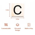 thumbnail image 2 of Stiles Letter Tiles, Wooden Crossword Wall Letters for Living Room, Dining Room, Kitchen, or Bedroom, 3.5 Inch, Letter C, 2 of 8