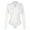 1 PC White, variant on Henley Bodysuit for Women Long Sleeve Tops Bodysuits Dressy Blouse Casual