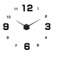 thumbnail image 1 of Reloj De Pared Malubero Diseño 3D Moderno Grande Negro, 1 of 4