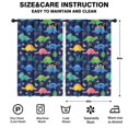 thumbnail image 2 of Blackout Kids Curtains,Colorful Dinosaurs Plant Dark Blue Pattern Childrens Insulated Curtains Set Of 2,Bedroom Essentials,Toddler Room Decor 52"x84", 2 of 5
