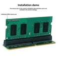thumbnail image 2 of DDR3 Forward Adapter Card 204Pin 260Pin Standard Slot Memory Tester Standard Adapter for PC Laptop, 2 of 6