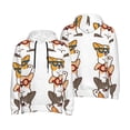 thumbnail image 6 of Bingfone Corgi Dog2 Men's Drawstring Hoodie Long Sleeve Pocket Sweatshirts-XX-Large, 6 of 6