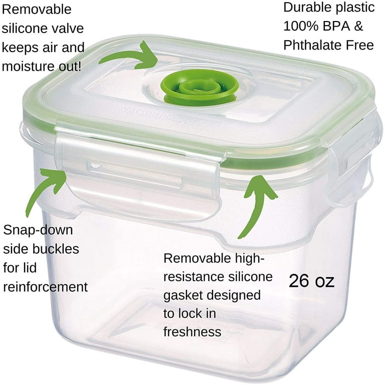Lasting Freshness 10150 Vacuum Rectangular Food Storage Containers 11