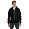 thumbnail image 4 of Men's Double Dry Action Fleece Full Zip Hood, Black - XL, 4 of 12