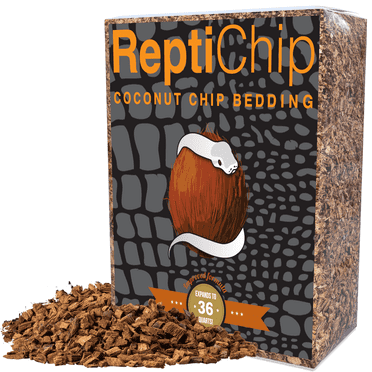 ReptiChip Reptile Bedding Loose Coconut Chip 36 Quart Coco Husk Substrate Mulch for Snake Habitat, Ball Python Terrarium, Turtle Tanks, Tortoise Enclosure
