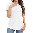 thumbnail image 1 of AherBiu Womens Capris Summer Casual Loose High Waisted Drawstring Knee Length Shorts with Pockets, 1 of 6