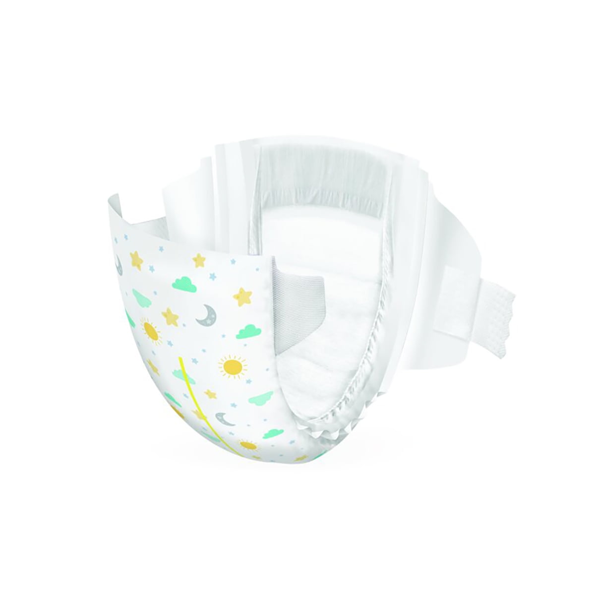 Medline Disposable Baby Diapers, Size 4 (22-37 LBS), Case of 200