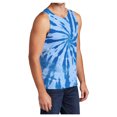 thumbnail image 3 of Mens Cotton Tank Top Tie-Dye Sleeveless Shirt for Sports, Gym, Fitness Multi Color Small, 3 of 6