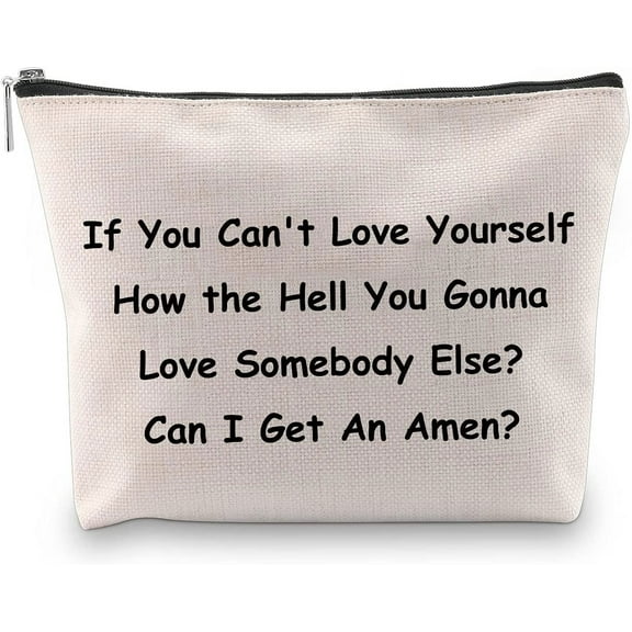 Zuo Bao RuPaul's Drag Inspired Gift Drag Queen Canvas Cosmetic Bag Pride Gift for Sister Mom