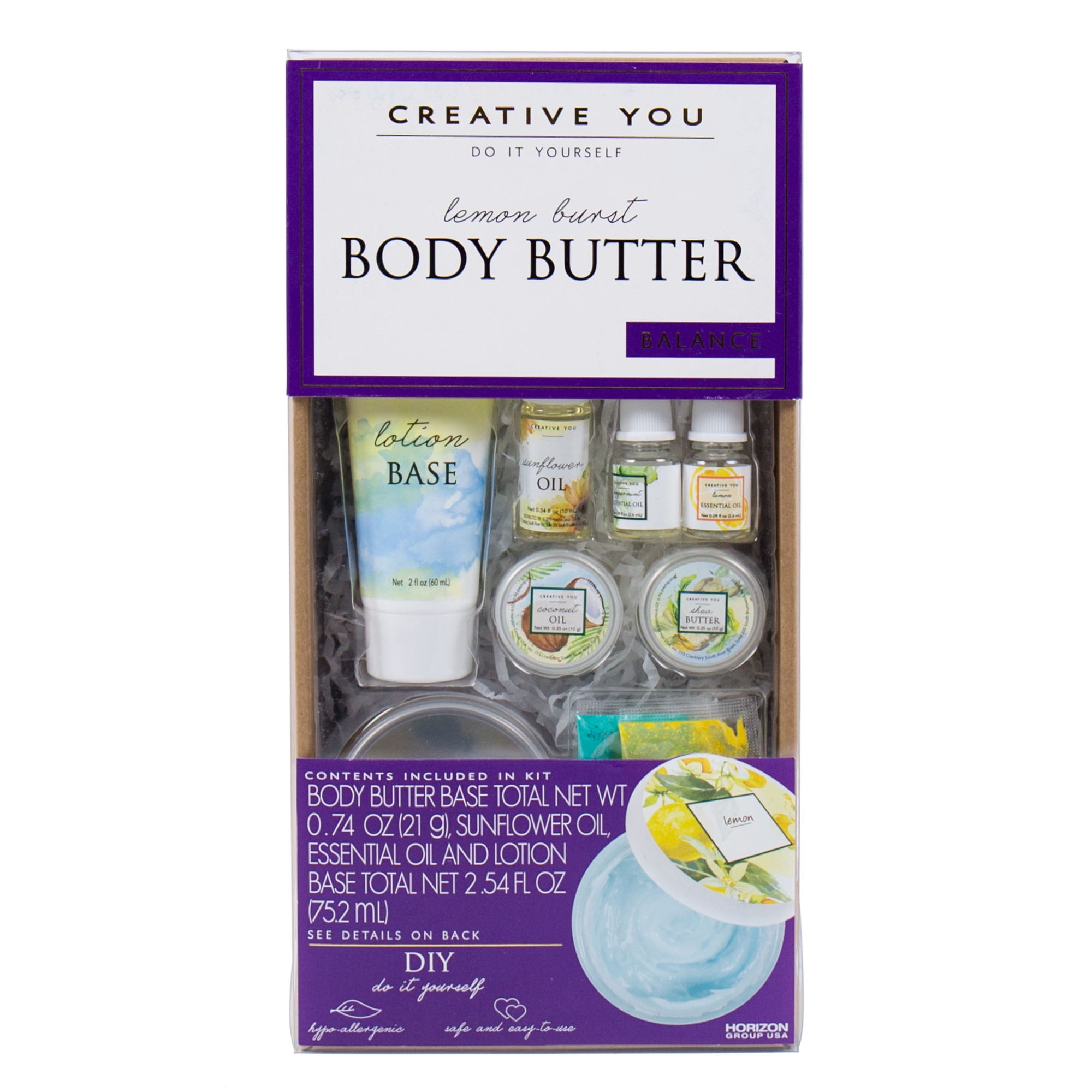 Creative You D.I.Y. Lemon Burst Body Butter