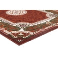 thumbnail image 5 of HR HANDCRAFT RUGS, Livingroom Rugs Bohemian Rugs, Shed Free Stain Resistant Easy Clean, Rust and Multi, 5' x 7', 5 of 8