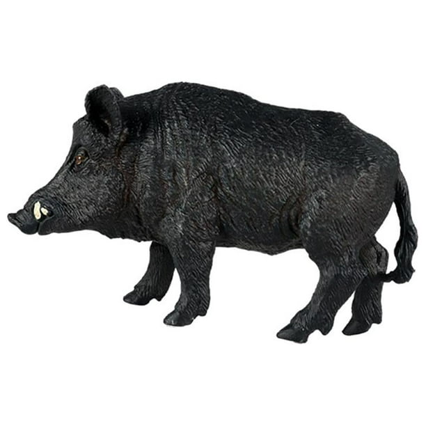 Figuras de jardín de jabalí, esculturas de jardín coleccionables, figuras de animales de la selva jabalí hembra