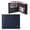 Navyblue, variant on Men's Bifold Wallet 9 Card Slots & 1 ID Window Zipper Coin Pocket Slim Travel Brown Wallet for Men