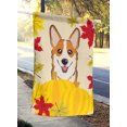 thumbnail image 2 of Carolines Treasures BB2060CHF Drapeau de Maison en Toile Corgi Rouge Action de Grâce, 2 of 4