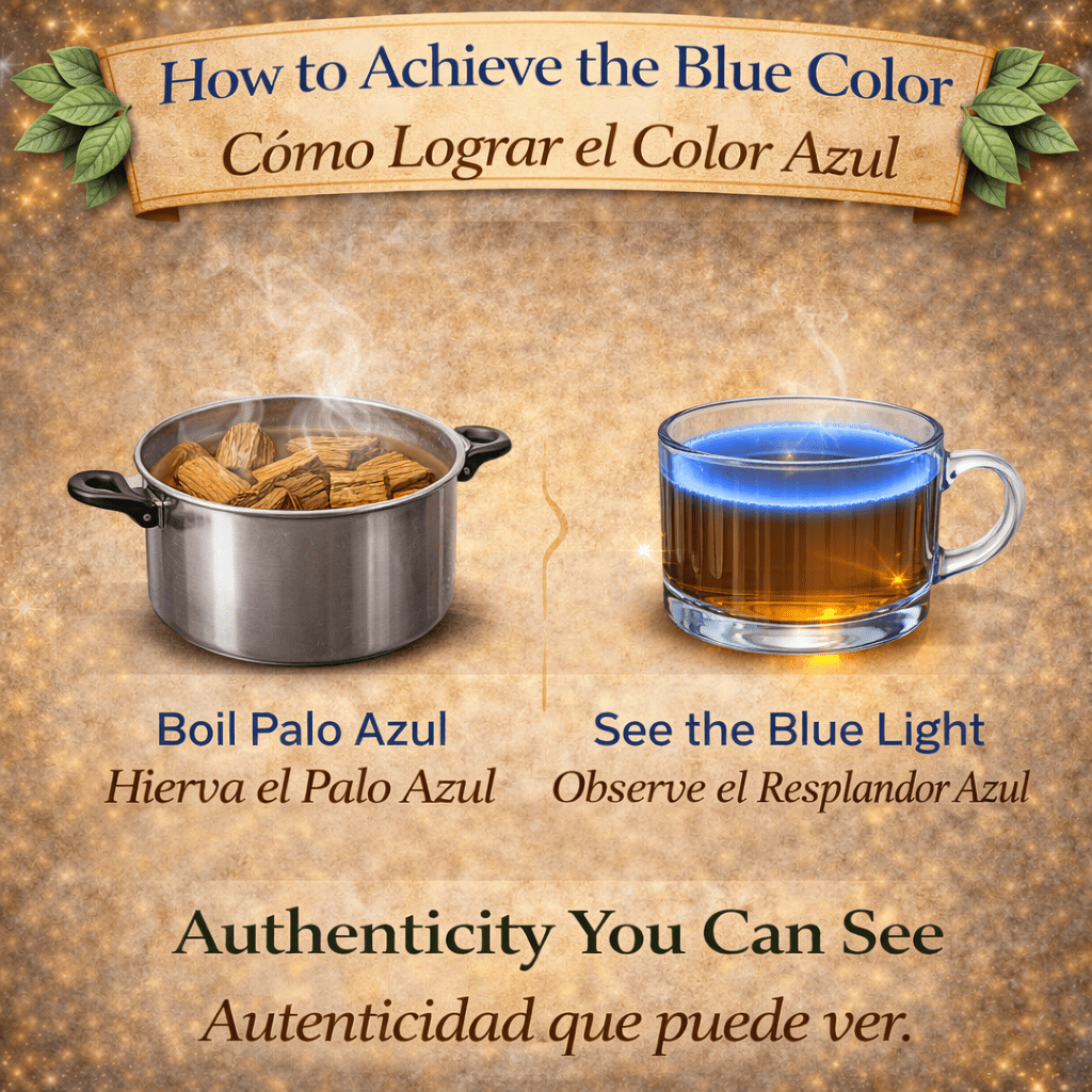Palo Azul 4oz (141.g) Herbal Tea | Kidneywood (Blue Stick) Te Herbal | Makes 40+ Cups | Wildcrafted Kidney Wood Tea | All Natural Tea, non-GMO.