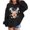Black, variant on Little Girls Graphic Hoodie Merry Christmas Print Hooded Sweatshirt Festive Pullover Top Fall Fashion Clothing Size 7-8T ,Pink