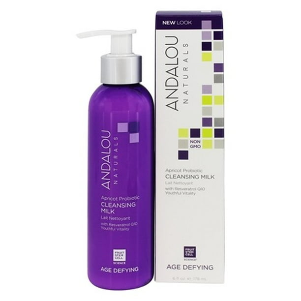 Age-Dyfing Apricot Probiotic Cleansing Milk - 6 fl. oz. by Andalou Naturals  (pack of 1) - Walmart.com