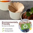 thumbnail image 3 of YANPROG Mini Wooden Spoons Small Tasting Spoons 3" Ice Cream Spoon 400Pcs, Natural Birch Biodegradable Compostable Wooden Cutlery for Parties, weddings, 3 of 7