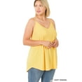 thumbnail image 3 of TheLovely Women & Plus Front and Back Reversible Spaghetti Strap Flowy Cami Tank Tops, 3 of 6