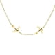 thumbnail image 1 of Cadena corta de metal estilo paz para el cuello para mujer, accesorio con temperamento, regalo para niñas, novia, esposa, collar flexible, collar nuevo para mujer, regalo, 1 of 6