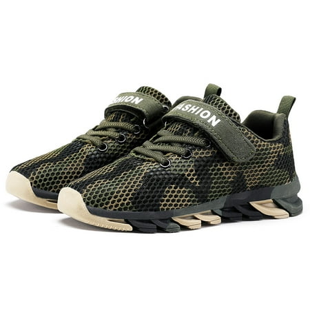 

Kids Casual Sports Shoes Running Walking Comfort Navy Blue Camouflage Sneakers
