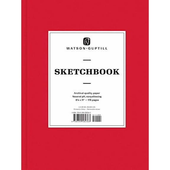 Large Sketchbook (Ruby Red)