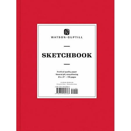 Large Sketchbook (Ruby Red)