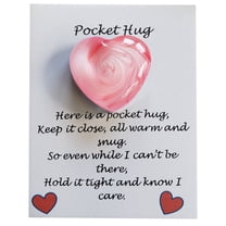Pocket Hug Heart Pocket Hug Heart Hug Love Gift Glass Love Stone Gift Glass Heart Ornament Handmade Beautiful And Versatile Suitable For Gifts Easy To Install And Clean