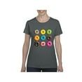 thumbnail image 1 of Women's T-Shirt Short Sleeve - Love Food Donuts Doughnuts, 1 of 5