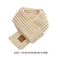 thumbnail image 3 of Yuarrent Bufanda pequeña para bebé, bufandas tejidas de hilo grueso para recién nacidos, silenciador de buena elasticidad, pañuelo infantil a Suministros térmicos Beige obscuro Yuarrent HA059252-08, 3 of 6