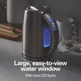 thumbnail image 3 of Hamilton Beach 1.7 Liter Temperature Control Electric Kettle, Water Boiler & Heater, Fast Boiling 1500 Watts, BPA Free, Cordless, Auto-Shutoff and Bo, 3 of 9
