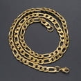 thumbnail image 2 of QQTDFG 304 Stainless Steel Chain Necklace Lobster Faceted Gold 18-26" 7mm A418-22-Gold, 2 of 2