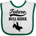 thumbnail image 3 of Inktastic Future Bull Rider Rodeo Riding Boys Baby Bib, 3 of 4