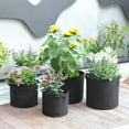 thumbnail image 7 of Fabric Plant Growth Bag with Handle3/5/10 Gallons Heavy-duty Non-woven Smart Garden Flowerpot Thickened Inflatable Parenting Container Black Suitable for Outdoor Flowers and Vegetables., 7 of 7