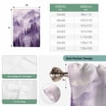 thumbnail image 6 of Purple Mountain Tie Up Curtains 45 Inches Long, Kitchen Window Curtains Over Sink, Misty Forest Nature Woodland Pine Tree Landscape Small Window Curtains Balloon Curtains Valances for Bedroom 34"x45", 6 of 8