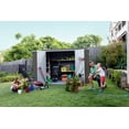 thumbnail image 6 of Absco Shed Premier 10 x 5 ft. Galvanized Steel and Metal Storage Shed, Gray, 6 of 11