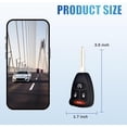 thumbnail image 6 of Easy to Use Key Fob Replacement Fits for Wrangler Compass Patriot Caliber Nitro Chrysler Aspen Smart Car Keyless Entry Remote Control Start Key Fob (FCC ID:KOBDT04A,OHT692427AA 2Packs, 6 of 6
