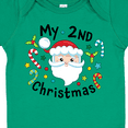 thumbnail image 4 of Inktastic My Second Christmas Santa with Candy Canes Boys or Girls Baby Bodysuit, 4 of 5