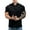 Black(2025), variant on Yiliang Mens Slim Fit Monochrome Non Shrink Golf Polo Shirt Stretch Neutral Tones Summer Top business Ready Tee