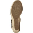 thumbnail image 2 of Rockport Womens Blanca Memory Foam Faux Leather T-Strap Sandals, 2 of 3