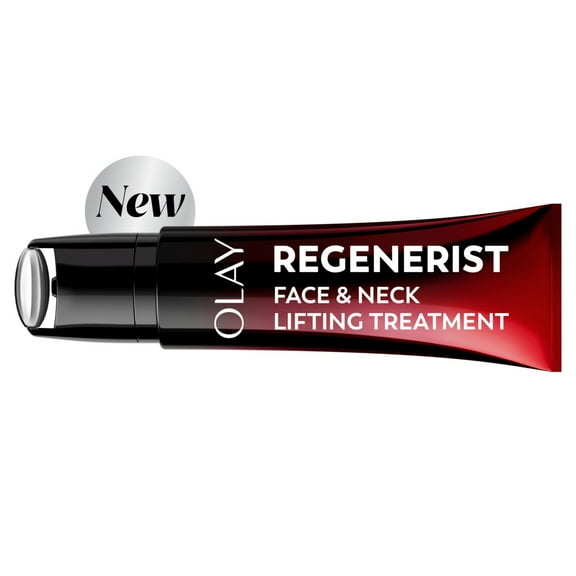 OLAY REGENERIST Lifting & Sculpting Face, Neck, Decollete Treatment, Fragrance-Free, Triple Collagen Peptide with NAD 