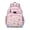 Pink-3, variant on Safari Jungle Island Waterproof School Backpack - Durable Breathable Bag with Multiple Pockets & Adjustable Straps