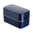 thumbnail image 1 of Naiovety Fiambrera Food Fresh Keep Container Bento Cajas de horno de microondas de doble capa Mostrada Azul, 1 of 6