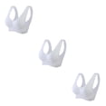 thumbnail image 4 of Bralette Sexy Qarigey Sujetador Sin Aros Cómodo Transpirable Blanco M, 4 of 6