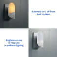 thumbnail image 3 of LED Light Sensor Night Light, Epicgadget Plug in Night Activated Night Light (Warm White), for Bathroom, Bedroom, Hallway, Kitchen and Stairs (2 Pack), 3 of 7